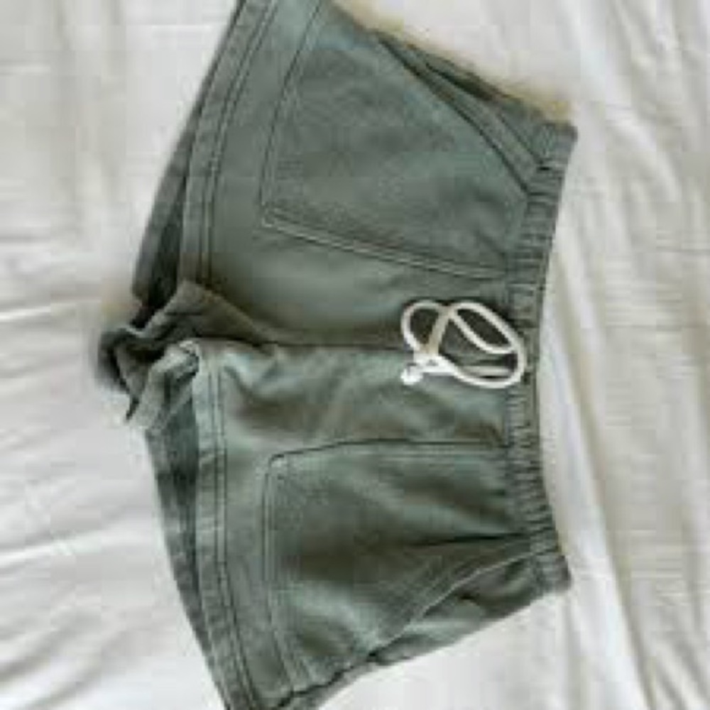 Aerie Olive Athletic Shorts